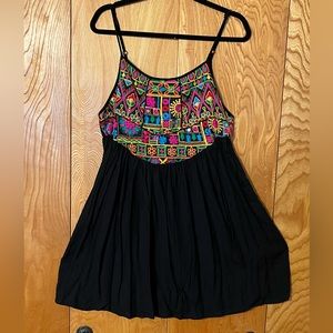 SoHo Embroidered Mini Sundress